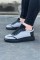 WG019 Gri Siyah Triko Erkek Casual Ayakkabı WG019 Gri Siyah Triko Erkek Casual Ayakkabı