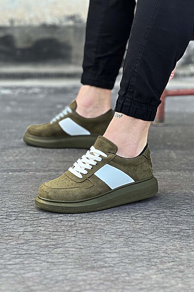 WG011 Haki Süet Erkek Casual Ayakkabı WG011 Haki Süet Erkek Casual Ayakkabı