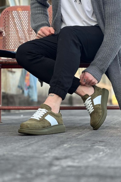 WG011 Haki Süet Erkek Casual Ayakkabı WG011 Haki Süet Erkek Casual Ayakkabı