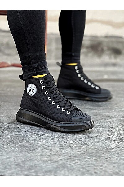 WG017 Kömür Erkek Yarım Bilek Casual Ayakkabı WG017 Kömür Erkek Yarım Bilek Casual Ayakkabı
