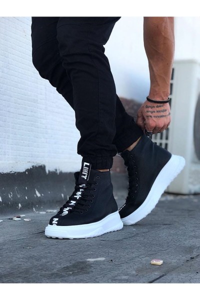 WG03 Siyah Casual Erkek Yarım Bilek Bot WG03 Siyah Casual Erkek Yarım Bilek Bot