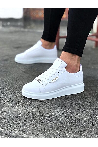 WG01 Beyaz Düz Erkek Casual Ayakkabı WG01 Beyaz Düz Erkek Casual Ayakkabı