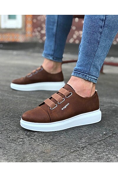 WG026 Taba Kalın Taban Casual Erkek Ayakkabı WG026 Taba Kalın Taban Casual Erkek Ayakkabı