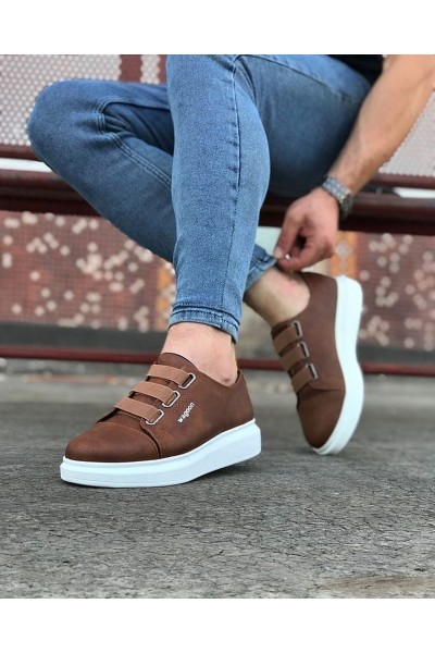 WG026 Taba Kalın Taban Casual Erkek Ayakkabı WG026 Taba Kalın Taban Casual Erkek Ayakkabı