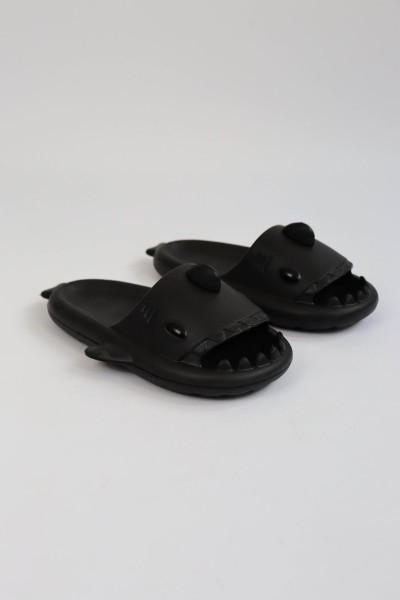 WG500 Köpekbalığı Siyah Unisex Tam Ortopedik Terlik Shark Slides WG500 Köpekbalığı Siyah Unisex Tam Ortopedik Terlik Shark Slides