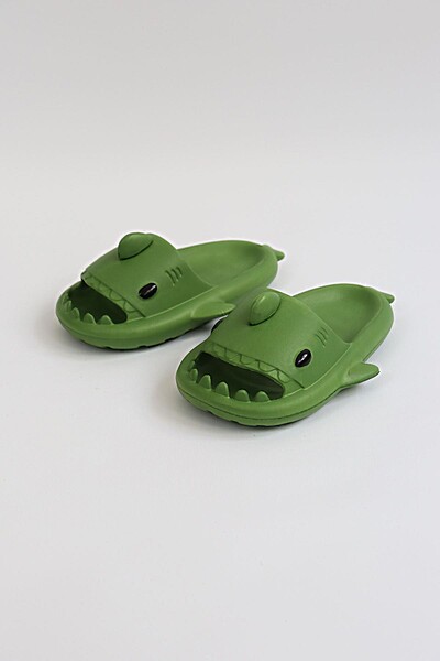 WG500 Köpekbalığı Haki Unisex Tam Ortopedik Terlik Shark Slides WG500 Köpekbalığı Haki Unisex Tam Ortopedik Terlik Shark Slides