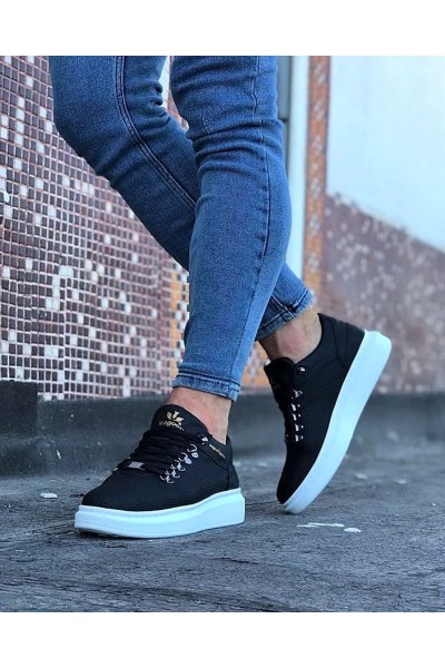WG047 Siyah Erkek Casual Ayakkabı WG047 Siyah Erkek Casual Ayakkabı