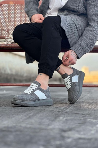 WG011 Gri Süet Erkek Casual Ayakkabı WG011 Gri Süet Erkek Casual Ayakkabı