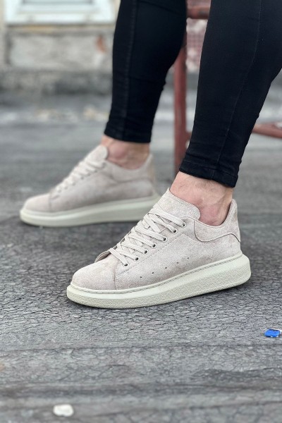WG096 Bej Süet Günlük Erkek Casual Ayakkabı WG096 Bej Süet Günlük Erkek Casual Ayakkabı