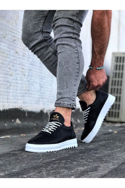 WG022 Siyah Erkek Casual Ayakkabı WG022 Siyah Erkek Casual Ayakkabı