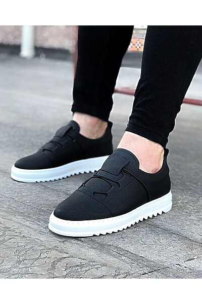 WG036 Siyah Erkek Casual Ayakkabı WG036 Siyah Erkek Casual Ayakkabı
