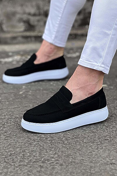 WG161 Siyah Süet Erkek Casual Ayakkabı WG161 Siyah Süet Erkek Casual Ayakkabı