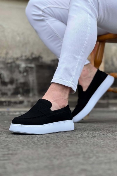 WG161 Siyah Süet Erkek Casual Ayakkabı WG161 Siyah Süet Erkek Casual Ayakkabı