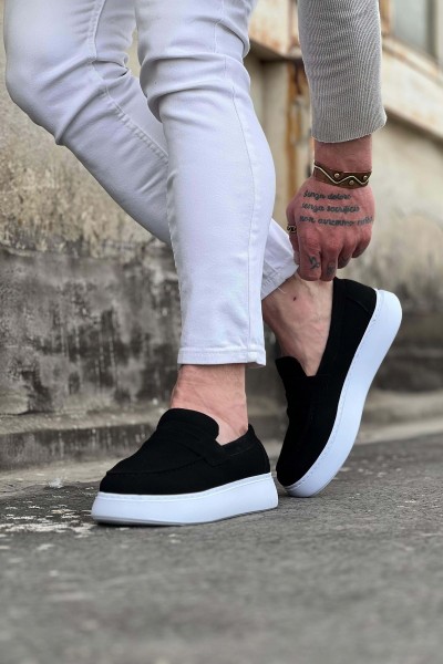 WG161 Siyah Süet Erkek Casual Ayakkabı WG161 Siyah Süet Erkek Casual Ayakkabı