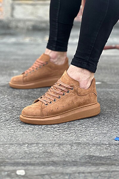 WG096 Taba Süet Günlük Erkek Casual Ayakkabı WG096 Taba Süet Günlük Erkek Casual Ayakkabı