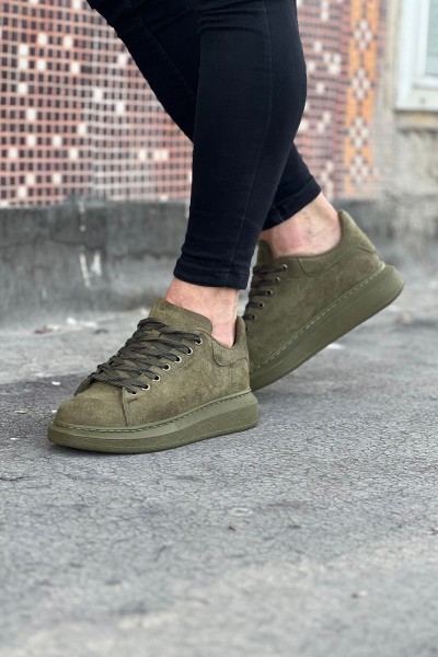 WG096 Haki Süet Günlük Erkek Casual Ayakkabı WG096 Haki Süet Günlük Erkek Casual Ayakkabı
