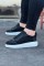 WG019 Siyah Triko Erkek Casual Ayakkabı WG019 Siyah Triko Erkek Casual Ayakkabı