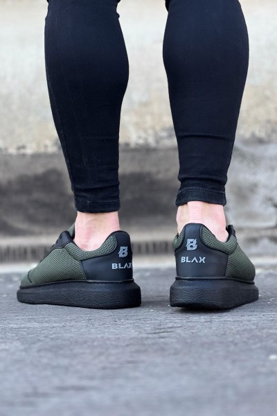 WG019 Haki Triko Erkek Casual Ayakkabı WG019 Haki Triko Erkek Casual Ayakkabı