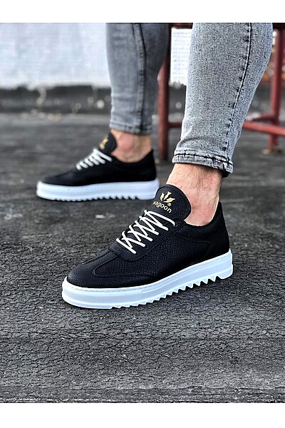 WG022 Siyah Erkek Casual Ayakkabı WG022 Siyah Erkek Casual Ayakkabı