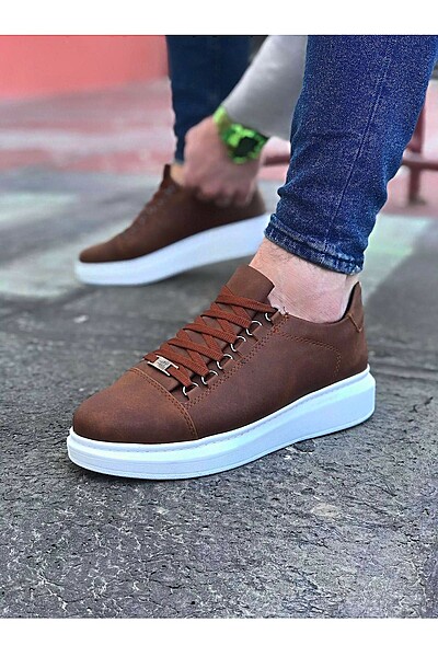 WG08 Taba Düz Erkek Casual Ayakkabı WG08 Taba Düz Erkek Casual Ayakkabı
