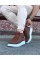 WG032 Taba Bağcıklı Sneakers Yarım Bilek Bot WG032 Taba Bağcıklı Sneakers Yarım Bilek Bot