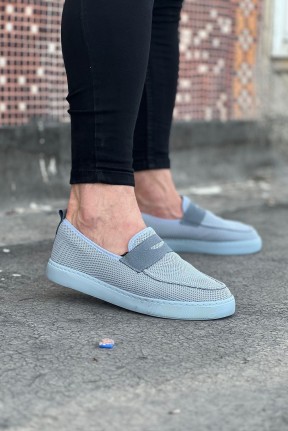 WG061 Gri Triko Babet Erkek Casual Ayakkabı WG061 Gri Triko Babet Erkek Casual Ayakkabı