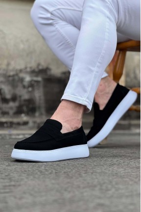 WG161 Siyah Süet Erkek Casual Ayakkabı WG161 Siyah Süet Erkek Casual Ayakkabı