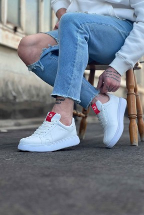 WG040 Beyaz Erkek Casual Ayakkabı WG040 Beyaz Erkek Casual Ayakkabı
