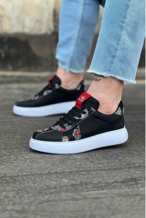 WG040 Siyah Kurukafa Erkek Casual Ayakkabı WG040 Siyah Kurukafa Erkek Casual Ayakkabı
