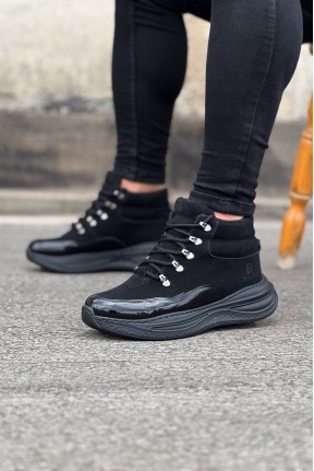 WG035 Kömür Rugan Yüksek Taban Yarım Bilek Bot