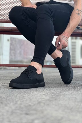 WG016 Kömür Triko Erkek Casual Ayakkabı WG016 Kömür Triko Erkek Casual Ayakkabı