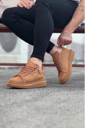WG096 Taba Süet Günlük Erkek Casual Ayakkabı WG096 Taba Süet Günlük Erkek Casual Ayakkabı