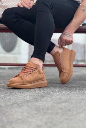 WG096 Taba Süet Günlük Erkek Casual Ayakkabı WG096 Taba Süet Günlük Erkek Casual Ayakkabı