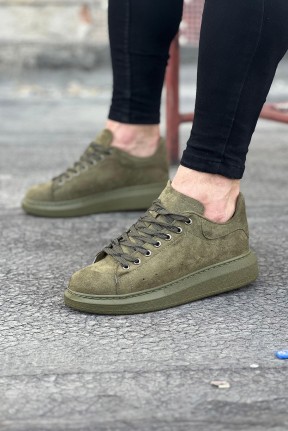 WG096 Haki Süet Günlük Erkek Casual Ayakkabı WG096 Haki Süet Günlük Erkek Casual Ayakkabı