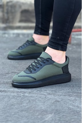 WG019 Haki Triko Erkek Casual Ayakkabı WG019 Haki Triko Erkek Casual Ayakkabı