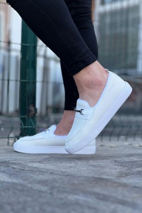 WG060 Beyaz Triko Babet Erkek Casual Ayakkabı WG060 Beyaz Triko Babet Erkek Casual Ayakkabı