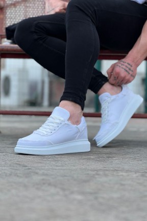 WG018 Beyaz Kot Kumaş Erkek Casual Ayakkabı WG018 Beyaz Kot Kumaş Erkek Casual Ayakkabı