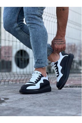 WG301 Kömür Beyaz Erkek Casual Ayakkabı WG301 Kömür Beyaz Erkek Casual Ayakkabı