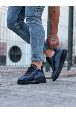 WG301 Kömür Mavi Erkek Casual Ayakkabı WG301 Kömür Mavi Erkek Casual Ayakkabı