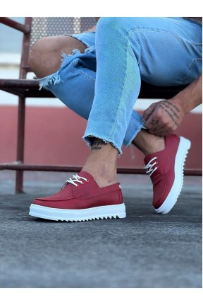 WG506 Kırmızı Erkek Saraclı Casual Ayakkabı WG506 Kırmızı Erkek Saraclı Casual Ayakkabı