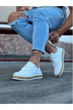 WG015 Beyaz Erkek Casual Ayakkabı WG015 Beyaz Erkek Casual Ayakkabı