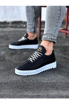WG022 Siyah Erkek Casual Ayakkabı WG022 Siyah Erkek Casual Ayakkabı