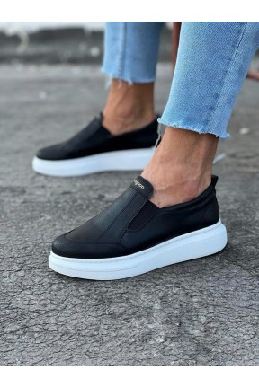 WG049 Siyah Düz Casual Erkek Ayakkabı WG049 Siyah Düz Casual Erkek Ayakkabı