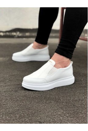 WG049 Beyaz Düz Casual Erkek Ayakkabı WG049 Beyaz Düz Casual Erkek Ayakkabı