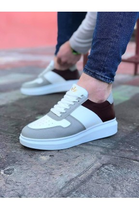 WG011 Beyaz Taba Erkek Casual Ayakkabı WG011 Beyaz Taba Erkek Casual Ayakkabı