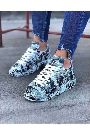 WG501 Siyah Beyaz Boyalı Erkek Casual Ayakkabı WG501 Siyah Beyaz Boyalı Erkek Casual Ayakkabı