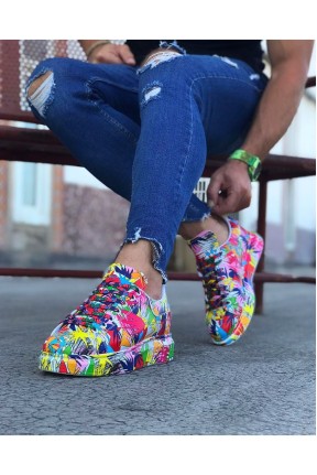 WG501 Çok Boyalı Erkek Casual Ayakkabı WG501 Çok Boyalı Erkek Casual Ayakkabı