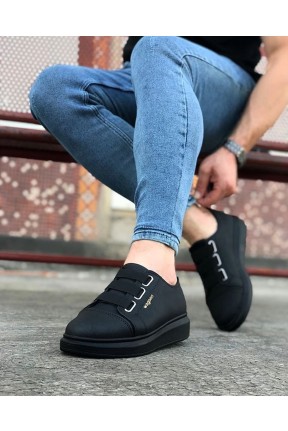 WG026 Kömür Kalın Taban Casual Erkek Ayakkabı WG026 Kömür Kalın Taban Casual Erkek Ayakkabı