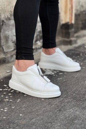 WG010 Beyaz Cilt Erkek Casual Ayakkabı WG010 Beyaz Cilt Erkek Casual Ayakkabı