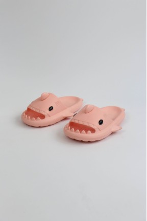 WG500 Köpekbalığı Pembe Unisex Tam Ortopedik Terlik Shark Slides